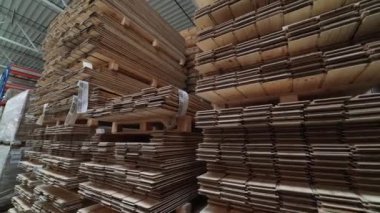 Fabrika parke pano imalatı için. Modern endüstriyel fabrika