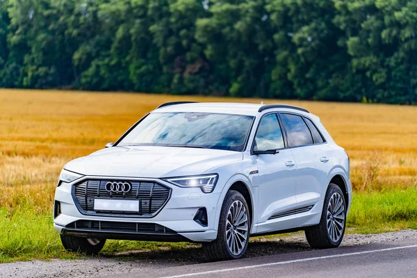 VINNITSA, UKRAINE - September 2019: Audi e-tron Sportback Concep Stock Photo