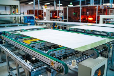 Güneş enerjisi tesisi. Güneş pilleri üretimi.