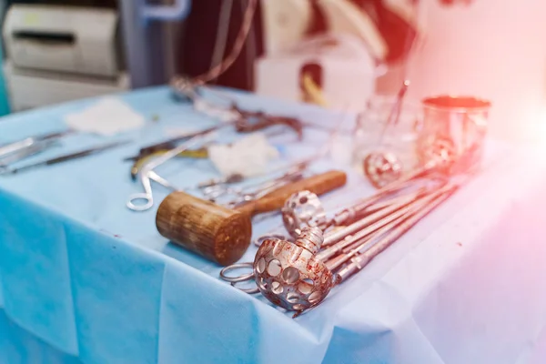 New Surgery Operating Equipment Surgery Instruments On The Operating Table Instruments After Surgery Operation Room Side View Closeup Stock Images Page Everypixel