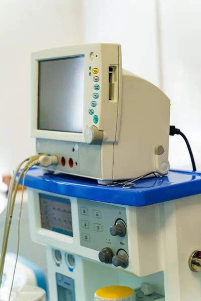 Équipement Ventilation Mécanique Diagnostic Pneumonie Ventilation Des Poumons Oxygène — Photo