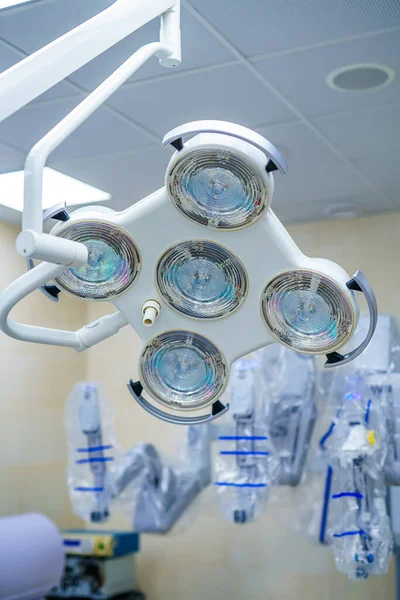 Sistema Cirúrgico Moderno Robô Médico Cirurgia Robótica Minimamente Invasiva Vinci — Fotografia de Stock