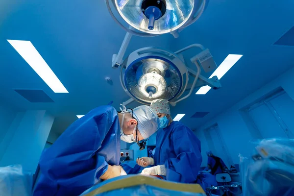Sala Cirugía Hospital Con Equipo Tecnología Robótica Cirujano Brazo Máquina —  Fotos de Stock