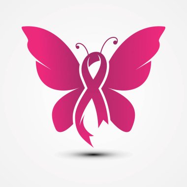 Download Butterfly Cancer Ribbon Free Vector Eps Cdr Ai Svg Vector Illustration Graphic Art