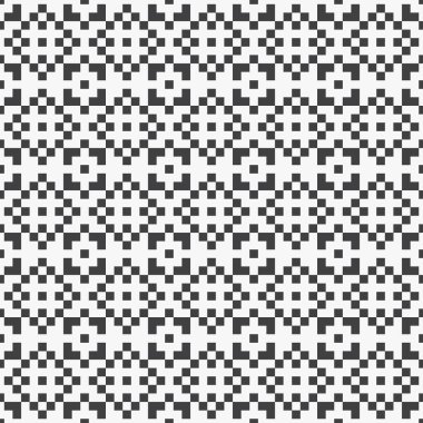 Vektör geometrik tasarım piksel kare dekorasyon arkaplanı