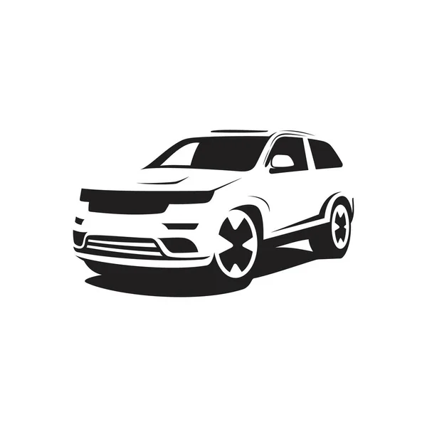 Vektor SUV Auto Silhouette Stil Vektor für Business-Symbol — Stockvektor