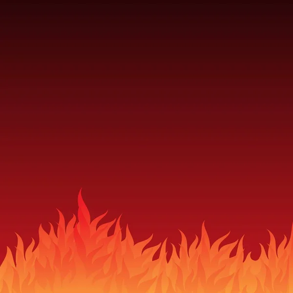 グラデーションと創造的、抽象的かつシンプルな炎の背景 — ストックベクタ