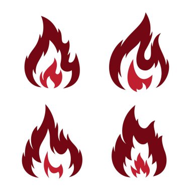 Kabile alevi soyut vektör simgesini ayarla