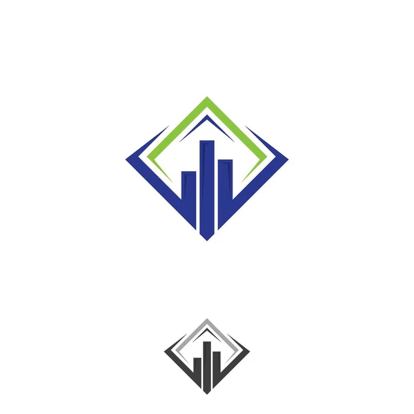 Modern marketing and finance symbol concept design on the square — ストックベクタ