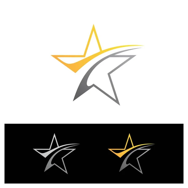 Signo de estrellas en forma simple símbolo para su negocio — Archivo Imágenes Vectoriales
