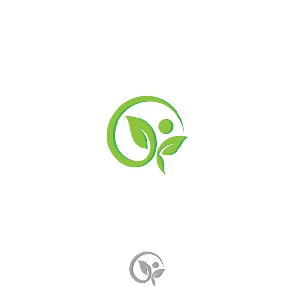 Gesundheit Mensch Vektor Logo Konzept — Stockvektor