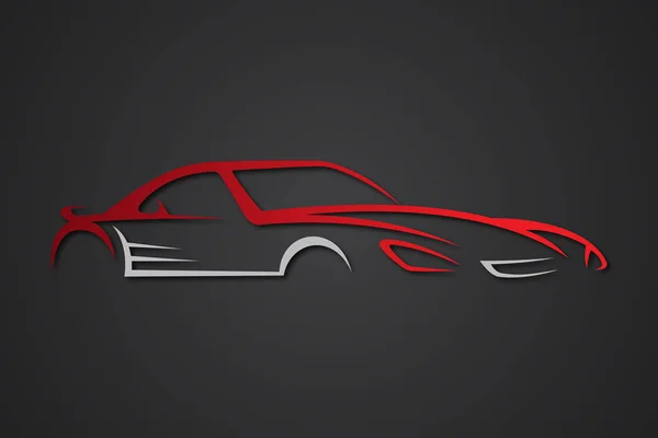 Vector creativo emblemas de coches elegantes para su negocio — Archivo Imágenes Vectoriales