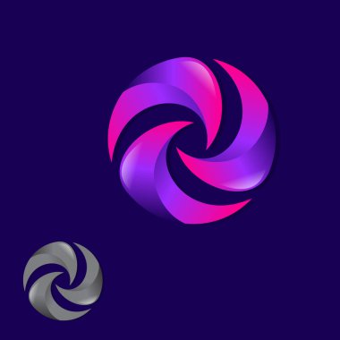 En iyi iş sembolünüz için yaratıcı daire tasarımı sembolü. Vektör illüstrasyon EPS.8 EPS.10