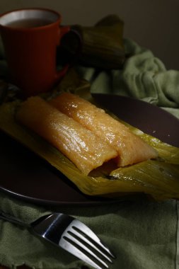 Taze pişmiş Cassava Suman