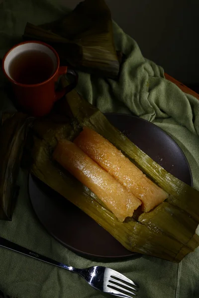 Frissen főzött Cassava Suman — Stock Fotó