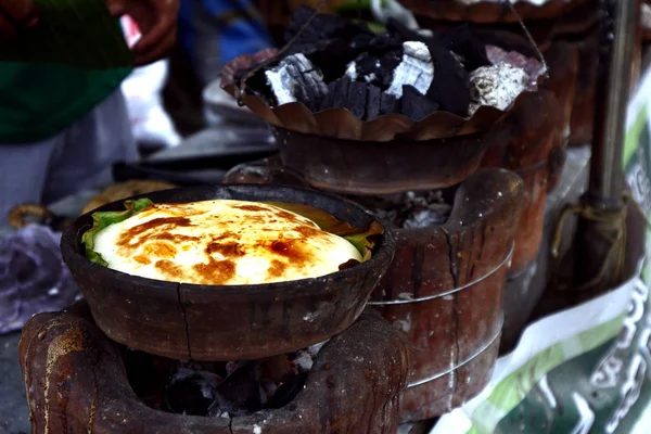 Bibingka ya da tatlı pirinç keki. — Stok fotoğraf