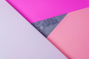 Kağıt arka plan dokulu. Renkli geometrik gri beton üzerinde tasarlamak. Metniniz için kopya alanı.