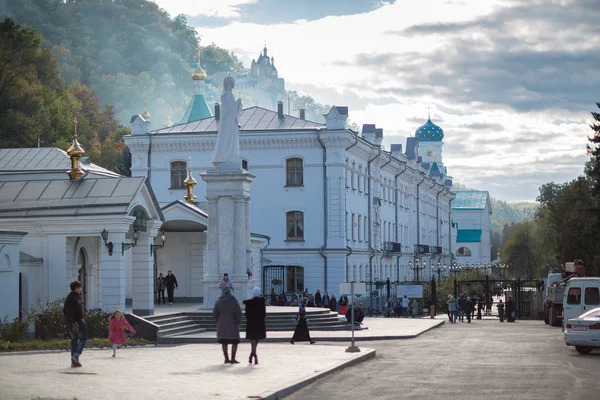 Orthodoxe Kirche Swjatogorskaja Lavra Bei Swjatogorsk — Stockfoto