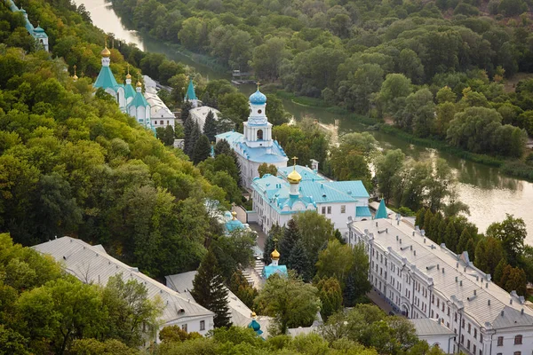 Seversky Donez Fluss Heilige Berge Und Swjatogorskaja Lavra Bei Swjatogorsk — Stockfoto