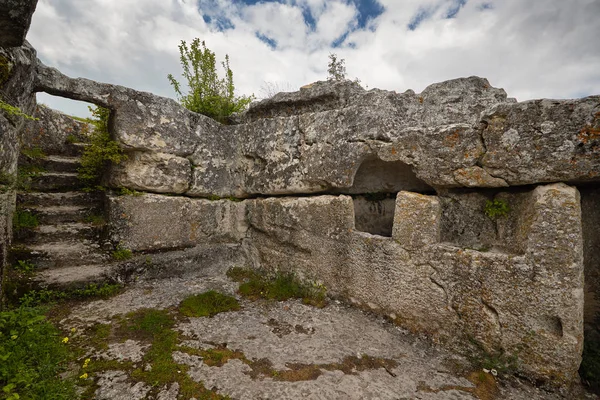 Ancient Cave City Mangup Boerenkool Crimea — Stockfoto