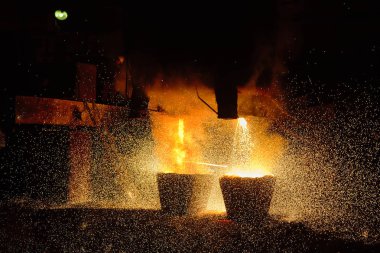 Döküm Atölyesi'nde döküm goter, Metalurji üretimi