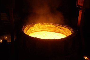 Döküm Atölyesi'nde döküm goter, Metalurji üretimi