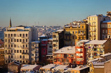 İstanbul 'un eski evlerinin mimarisi. Türkiye