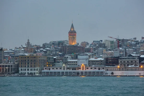 Viajar Beyoglu Torre Galata Istambul Turquia — Fotografia de Stock