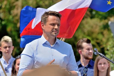 Başkanlık seçimi 2020. Rafal Trzaskowski Opole 'da - 13 Haziran 2020