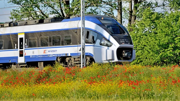 Train Voyageurs Transport Ferroviaire Polonais Images De Stock Libres De Droits