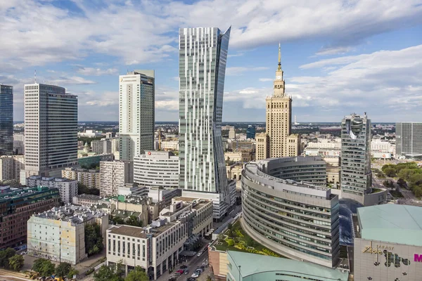 Warszawa Polen Över Staden — Stockfoto