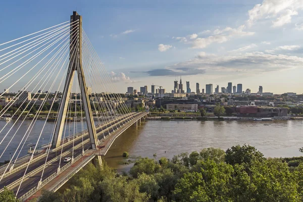 Warsaw Poland View City — Stock Photo, Image