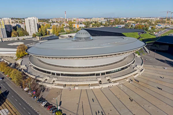 Spodek Sports and Entertainment Hall. Katowice, Poland.