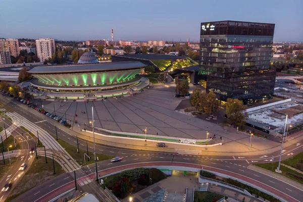 Spodek Sports Entertainment Hall Katowice Polonia Katowice Polonia Octubre 2019 — Foto de Stock