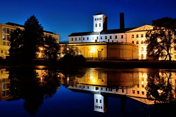 White Factory Stad Lodz Polen — Stockfoto