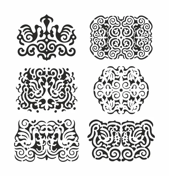 Ornament Peoples Far East Vector — Stock Vector