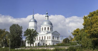 Yelabuga'daki Aziz Nikolaos Kilisesi Panoraması, Tataristan, Rusya