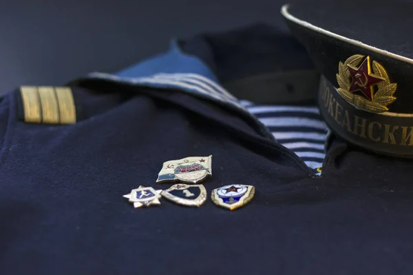 Russian Navy sailor\'s uniform with cap