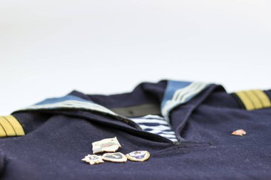 Rus Donanması denizci rahat siyah üniforma