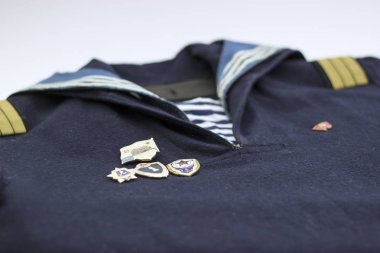 Rus Donanması denizci rahat siyah üniforma