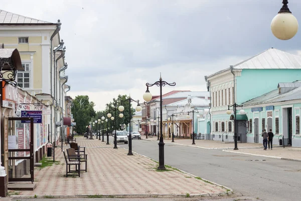 Pokrowskaja Straße Der Stadt Elabuga Republik Tatarstan Juni 2020 — Stockfoto