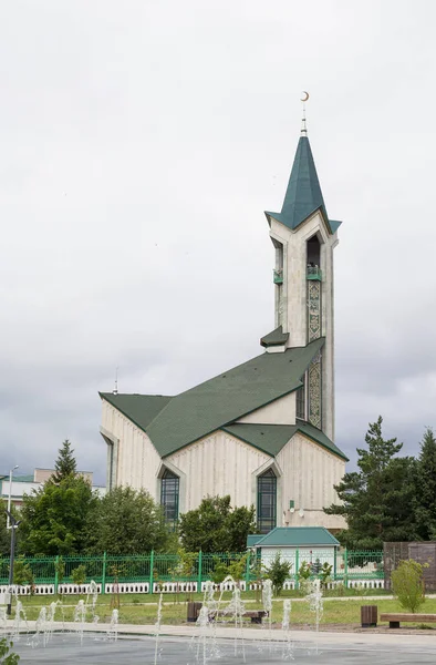 Masjid Tawbah Città Naberezhnye Chelny Embankment Prende Nome Gabdulla Tukay — Foto Stock