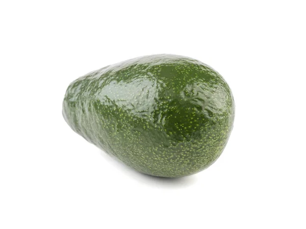 Fresh Whole Avocado Stone Isolated White Background Close Concept Healthy — Stock Photo, Image