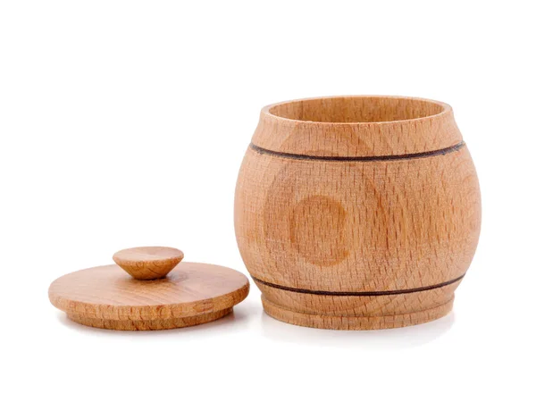 Качественная деревянная посуда для еды. Экологические продукты из древесины . — стоковое фото