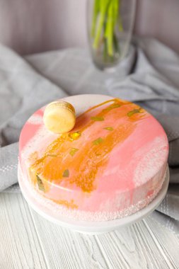 Güzel pasta. kek ve kurabiye. Top kek, kek ve diğer tatlı tatlılar tatlı tatil büfe