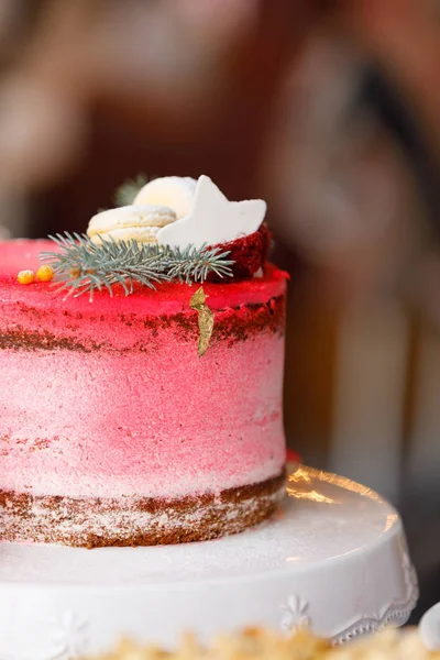 Güzel pasta. kek ve kurabiye. Top kek, kek ve diğer tatlı tatlılar tatlı tatil büfe