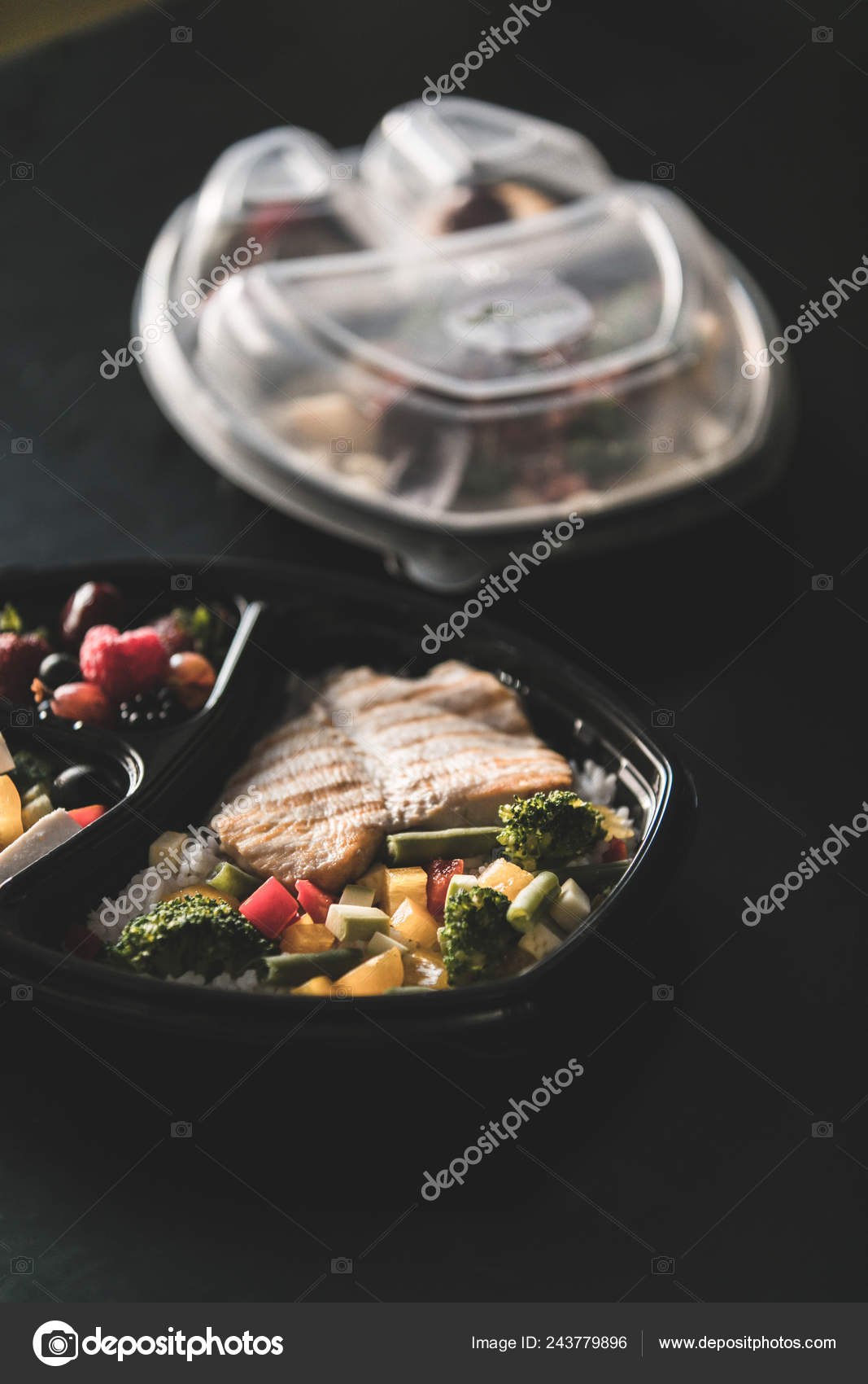 Collection Take Away Foil Boxes Healthy Food Set Containers Everyday