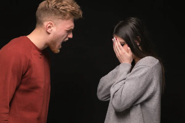 Soziale Probleme, Aggression und Gewalt gegen Frauen — Stockfoto