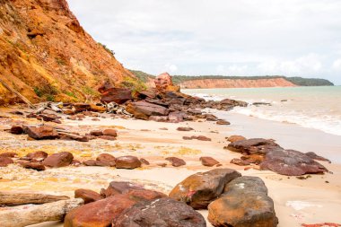 Red Rocks Alagoas eyaletinde Brezilya kuzeydoğu kıyılarında boyunca