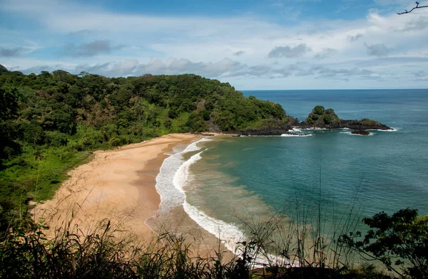 Bela Vista Praia Sancho Fernando Noronha Brasil Estado Pernambuco Brasil — Fotografia de Stock